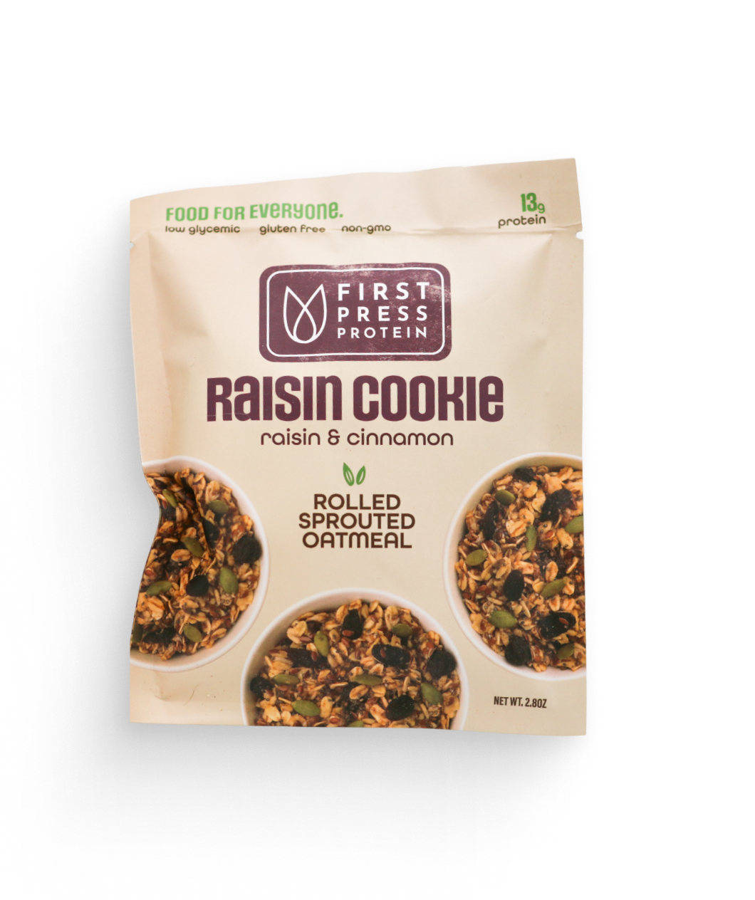 Raisin Cookie oatmeal pouch