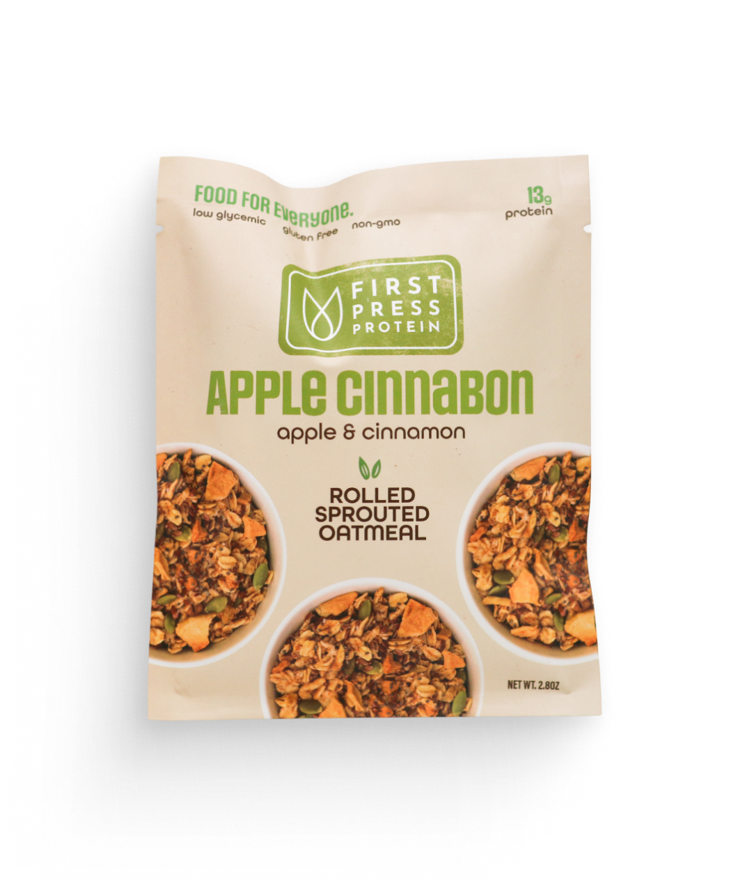 Apple Cinnabon oatmeal pouch